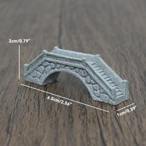 미니어처 모래 돌 다리 입상 보트 DIY 테라리움 장식품 요정 정원 분재 바위 풍경 방 장식, L