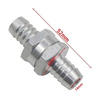 연료 비 반환 체크 밸브 편도 가솔린 디젤 공기 압축기 야외 anti-resistance repair parts for auto car, 14mm