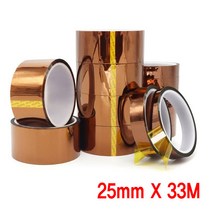 와이지알씨 캡톤 테이프 20-30mm 길이 33M 고온 내열 모음, 캡톤테이프 25mmX33M