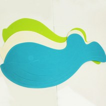 유아동 겸용 돌고래 미끄럼방지욕조매트, 돌고래_블루