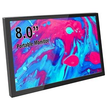 8인치 휴대용 모니터 ELECROW 미니 HDMI LCD 디스플레이 1280x800 PC 노트북 라즈베리 파이 게임 콘솔과 호환 (터치 스크린 아님)