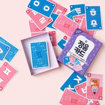 [정음카드] 어플스캐닝으로 즐거움 생동감 2배 보드게임형 한글 한국어 카드 게임