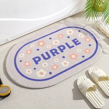 강아지 매트 입구 인테리어 원룸 꾸미기 작은 신선한 바닥 매트 부드러운 깔개 카펫 꽃