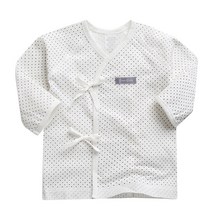 까망아가 국내생산 스몰도트 쟈가드 배냇저고리