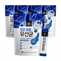 내추럴박스 모유유래 유산균 2g x 60포 4개 (총 240포 / 8개월분)