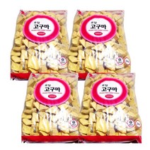맛탕용 고구마튀김 2kg 4팩 대용량 급식실 납품 고구마빠스, 본품선택, 4개