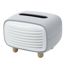위드 플라스틱 북유럽 라디오 티슈 케이스 FREE 19 x 13.5 x 14 cm, 화이트, 1개