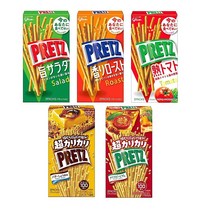 glico 글리코 프레츠 작은 상자(5종 각 3팩) 모듬 세트 Pretz small box 일본과자 일본스낵 감자스틱