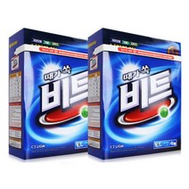 비트 지함 4kg x2개 /가루세제/통돌이세제/세탁세제, 비트 지함 4kg x2개 /가루세제/
