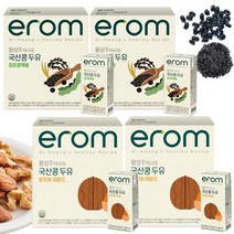 이롬 황성주 국산콩 두유 검은콩깨쌀 +호두와 아몬드 각32입씩, 64입, 190ml