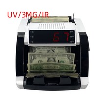 지폐 계수기 레바논가나태국인도네시아 uvmgir용 새 모델 돈 계산 기계 빌 카운터 돈, 자외선 3mg IR, 우리를