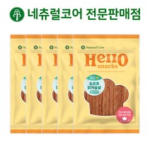 네츄럴코어 헬로져키 소프트, 닭가슴살 40g x 5개