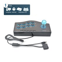 1.8 미터 케이블 및 내장 진동기가있는 Android 스마트 TV 용 ps2ps3 콘솔 용 pc 용 아케이드 조이스틱 8 방향 조이스트 철권7 조이스틱, njp308, 한개옵션1, 01 NJP308