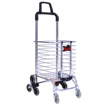 지니고 접이식 손수레 쇼핑 핸드 카트 장바구니 캐리어 시장 마트 세바퀴, 고급형 세바퀴형 이동식, 0.선택없음(+0), 1개