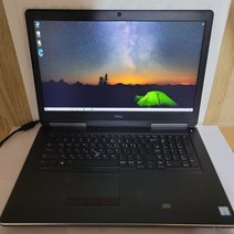 노트북 (모바일 워크스테이션) DELL PRECISION 7720 I7-7820, WIN10 Pro, 32GB, 500GB, 코어i7, 블랙