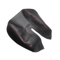 자동차팔걸이 마이크로 화이버 가죽 센터 컨트롤 팔걸이 박스 커버 벤치 시트 보호 트림 도요타 툰드라 20, 01 Black - red line