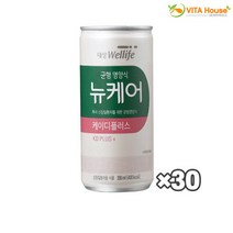 대상웰라이프 당뇨에 좋은 뉴케어 임신 당뇨 당뇨식 임당 저혈당 암환자 영양식 식단 간식, 뉴케어 케이디플러스 200ml 30캔 1박스