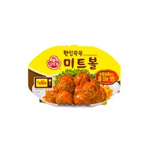 오뚜기 한입쏙쏙 미트볼(렌지) 180g, 1개, 화끈한닭강정(렌지) 180G