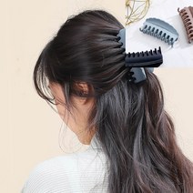 무광 웨이브 집게핀 블루 반묶음머리핀 반머리핀 헤어악세사리쇼핑몰 예쁜머리핀 여아핀 똥머리핀 키즈머리핀