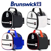[정품] Brunswick 브런스윅 1볼 원백 에나멜 볼링가방 모음 원볼백 볼링백 키트백 토트백 볼링용품, 브런스윅 원볼토트백 (화이트/블루)