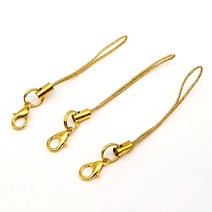 다이어리레시피 다용도 장식 고리 5개 공예 아트 줄스트랩 키링, 실버