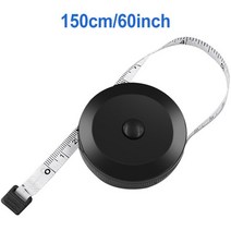 측량 60 인치 테이프 측정 신체 재단사 눈금자 재봉용 직물 개폐식 홈 도구, 02 white