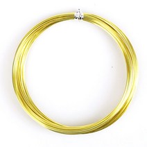 포비월드 칼라공예철사 1.0mm, 노랑, 7개