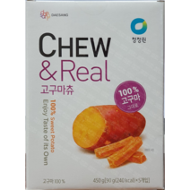 고구마100% 대상 청정원 츄앤리얼 고구마츄, 3팩 x 90g