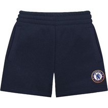 첼시 FC 공식 키즈 양털 조거 반바지 네이비 블루