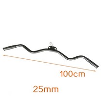 숄더프레스머신 렛풀다운머신 암컬머신 100cm 위도 풀다운 바 풀리 케이블 머신 어태치먼트 피트니스 이두박근 삼두근 백 블래스터 스트레이트 핸들 운동 조정 t-바, 상아