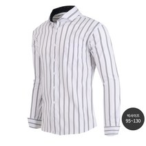 화이트빌딩 남자 더블 단가라 긴팔 와이셔츠 남방