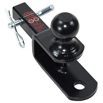 TOPTOW ATV/UTV 트레일러 히치 견인 볼 마운트 2인치 볼 Clevis 핀 1 1/4인치 수신기에 적합