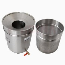 식당 급식용 대형 이동식 잔반 짬통 주방용 음식물통 잔반수거 음쓰통, 10G/L