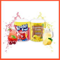 컨츄리타임 레몬 + 쿨에이드 체리 2종혼합 에이드파우더, 1개