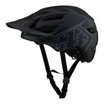 트로이리디자인 하프 페이스 엔듀로 A1 산악 자전거 헬멧 환기식 경량 EPS BMX, Black, X-Small, Black