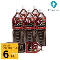 옻가네 참옻발효진액 91% 참옻진액 옻나무진액 옻순 옻즙 옻 액기스 참옻 발효액 옻닭 옻삼계탕 부모님 보양식, 1500ml, 6개