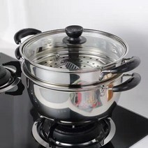 화목보일러 가정용화목보일러 가정용전기보일러가정용 201 스테인레스 스틸 주방 찜기 논, 22cm