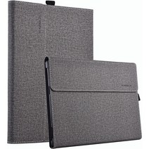 마이크로소프트 서피스프로 9 13인치 충격 방지 케이스 펜슬수납 마이크로소프트 Surface Pro 9 2022 13 인치 태블릿 스탠드 커버, 그레이