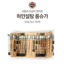 CJ 백설 하얀설탕 롱슈가 설탕스틱 100개 + 100개, 3세트