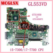 노트북 메인보드 GL553VD i5i7 CPU GTX1050GTX1050TI Asus FX553V 노트북 마더 보드, 02 I57300 GTX10504G