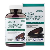 SINICARE MEGA GREEN LIPPED MUSSEL 7500 시니케어 호주 초록입홍합 7500mg 365캡슐