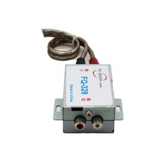 1PC 플라스틱 + 금속 자동차 오디오 필터 12v 파워 노이즈 억제기 서브 우퍼 간섭 방지 제거 사운드, 01 Silver