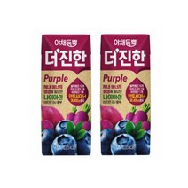 롯데칠성음료 야채듬뿍 더진한 퍼플 주스, 125ml, 24개