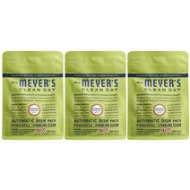Mrs. Meyer's Clean Day Automatic Dish Packs Lemon Verbena 20 ct 3 un