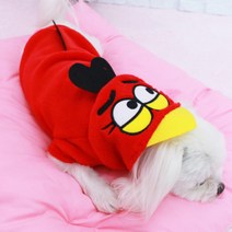 강아지옷 할인상품 10가지 겨울외투 4900원 행사, 8.앵그리털후드-레드