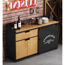 카페 반납대 셀프바 인더스트리얼 음료 수거함, 화이트 가로150x세로40x높이90