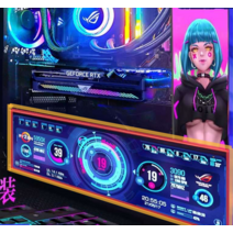 컴퓨터 튜닝 오버클럭 본체안 모니터 소형 디스클레이, 5.5인치 2560X1440 HDMI