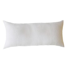라탄원형방석 둥근방석 큰방석 스트라이프 코듀로이 바디 쿠션 커버 50x70CM 50x100CM 50x120CM 플러시 아이솔메틱 침구 건강한 표준 긴 베개 케이스, [08] 50x137cm, [01] Cream