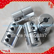 모터 커플링 4PCS CNC 3D 프린터 부품 리지드 샤프트 커플러 클램프 스테퍼 서보 커플 링 D25 L40, 6.35mm  10mm