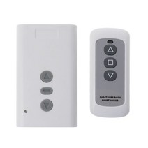 고전력 AC220V 모터 무선 원격 제어 스위치 롤러 셔터 도어 전기 커튼 리모컨 전방 반전, 검은 색